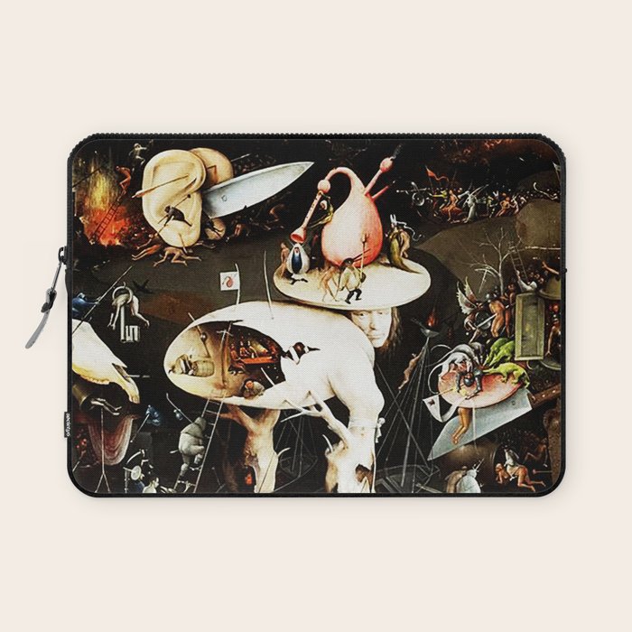 Bosch Garden Of Earthly Delights Panel 3 - Hell Laptop Sleeve Gallery Image 1