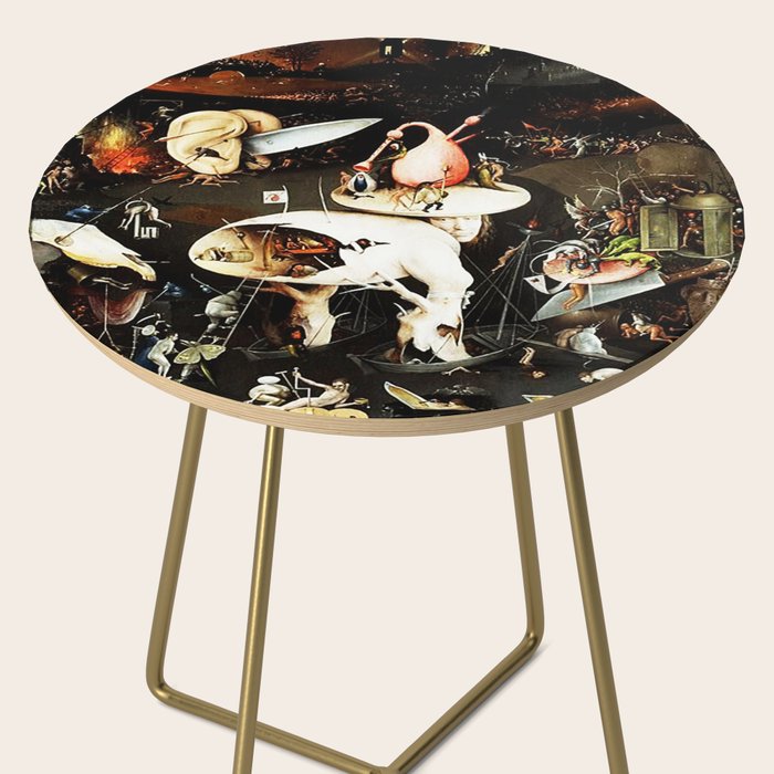 Bosch Garden Of Earthly Delights Panel 3 - Hell Side Table Gallery Image 2