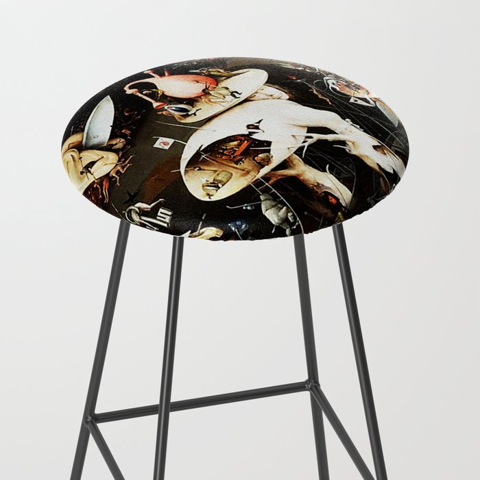 Bosch Garden Of Earthly Delights Panel 3 - Hell Stool Gallery Image 2