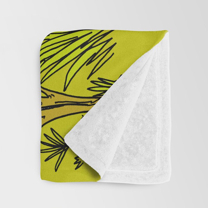 point breaks in paradise // retro surf art by surfy birdy Throw Blanket Gallery Image 3