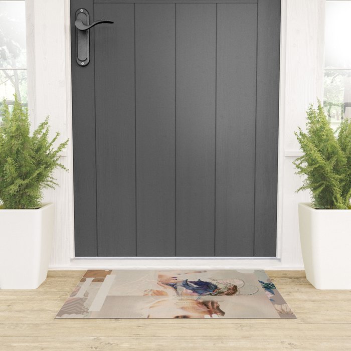 Fractionalized Elegance Welcome Mat Gallery Image 3