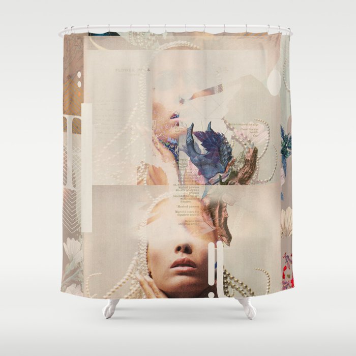 Fractionalized Elegance Shower Curtain Gallery Image 1