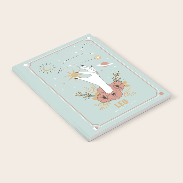 Leo Zodiac Series Notebook Gallery Image 2