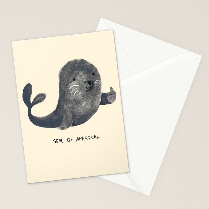 Seal Of Approval Stationery Card Gallery Image 2