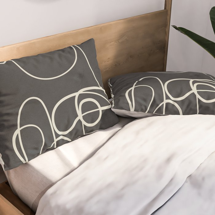 Lines in Space Pillow Sham Gallery Image 2