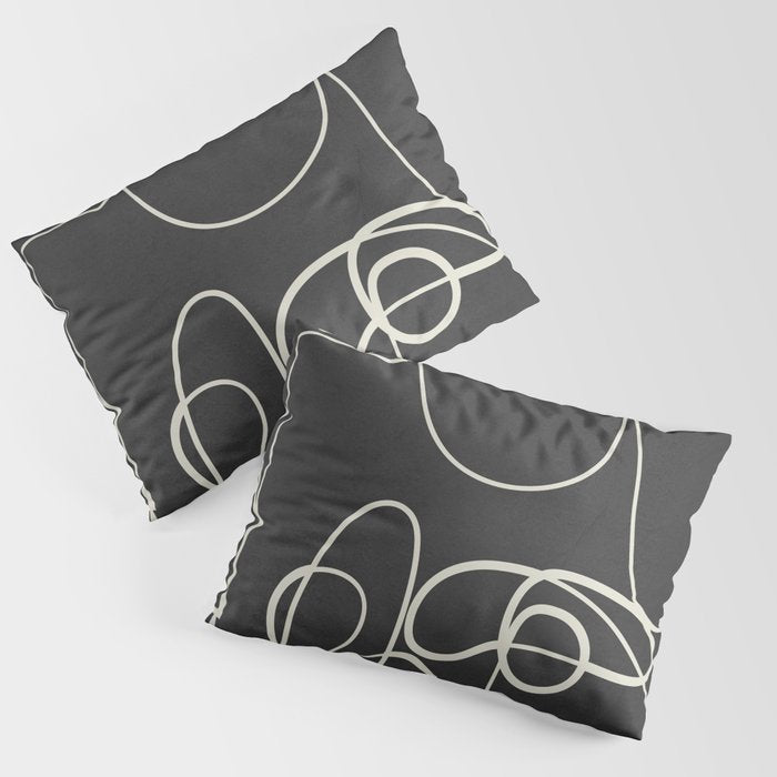 Lines in Space Pillow Sham Gallery Image 1
