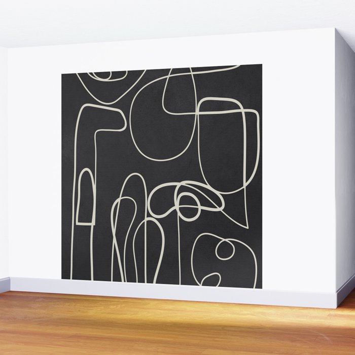 Lines in Space Wall Mural Gallery Image 2
