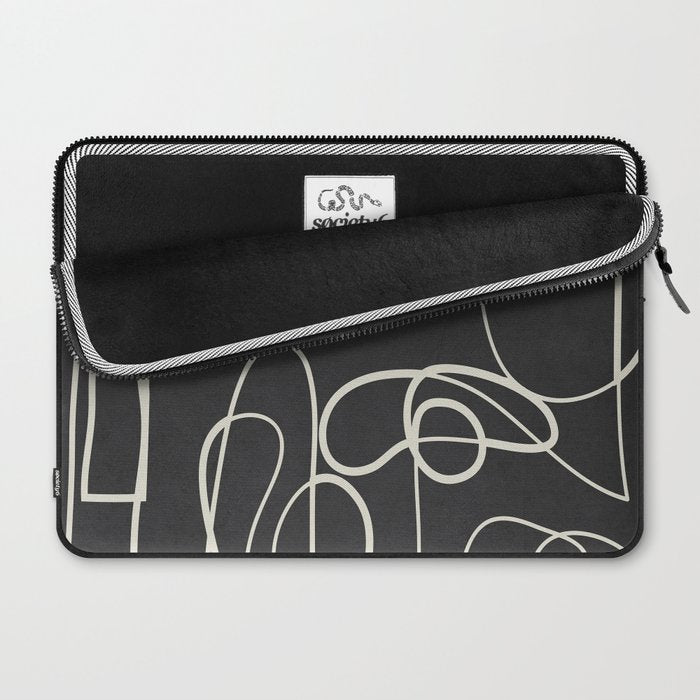 Lines in Space Laptop Sleeve Gallery Image 2