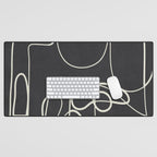 Lines in Space Desk Mat Gallery Image 1