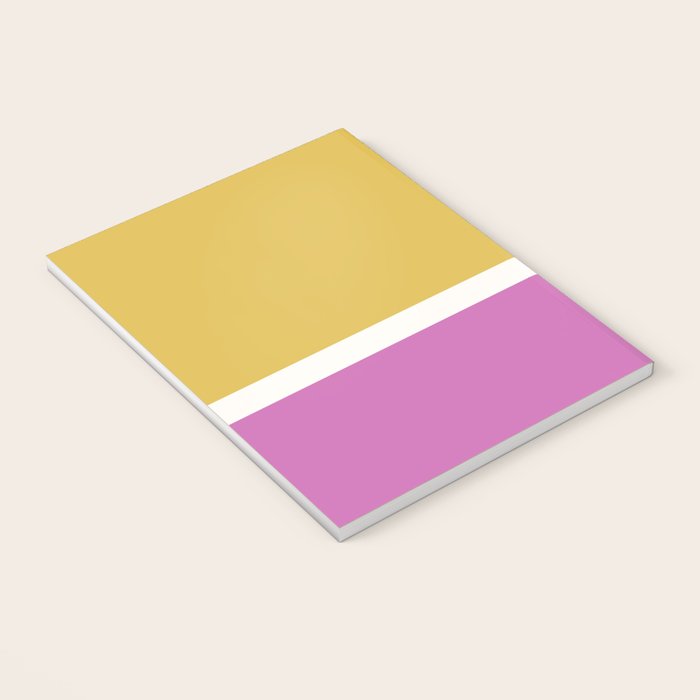 Color Block II Yellow Pink Notebook Gallery Image 3