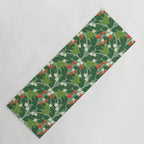 Frogs And Wild Strawberries On Pale Green Yoga Mat Gallery Image 1