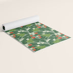 Frogs And Wild Strawberries On Pale Green Yoga Mat Gallery Image 2