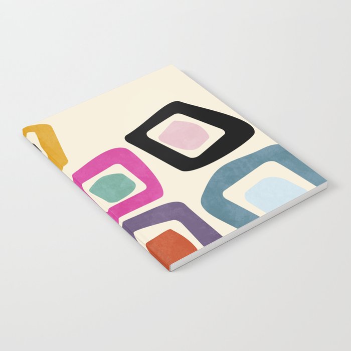 mid century modern minimal abstract 8 Notebook Gallery Image 1