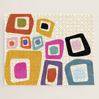 mid century modern minimal abstract 8 Jigsaw Puzzle Gallery Image 1