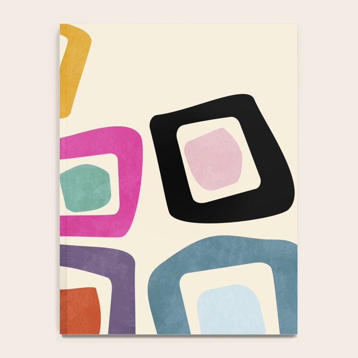 mid century modern minimal abstract 8 Notebook Gallery Image 4