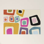 mid century modern minimal abstract 8 Welcome Mat Gallery Image 1
