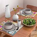 mid century modern minimal abstract 8 Placemat Gallery Image 2