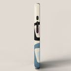 mid century modern minimal abstract 8 iPhone Case Gallery Image 2