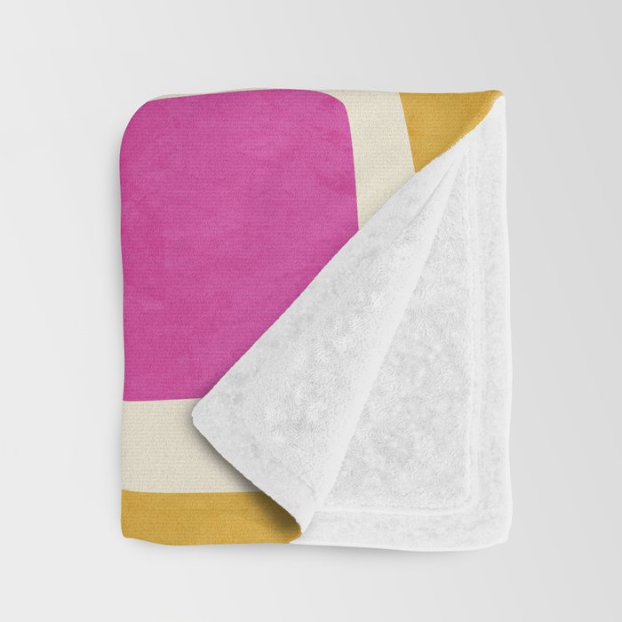 mid century modern minimal abstract 8 Throw Blanket Gallery Image 3