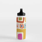 mid century modern minimal abstract 8 Water Bottle Gallery Image 3