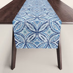 Moroccan Vibes Indigo C Table Runner Gallery Image 1