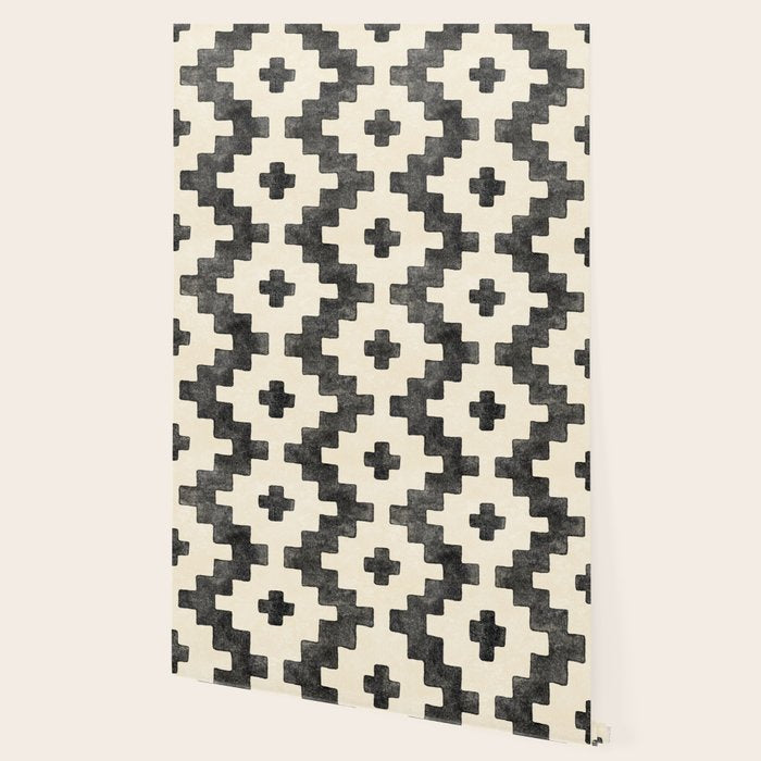Taos - black and alabaster Wallpaper Gallery Image 2