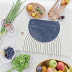Mid Century Modern Blue Perfect Balance Cutting Board Gallery Image 2