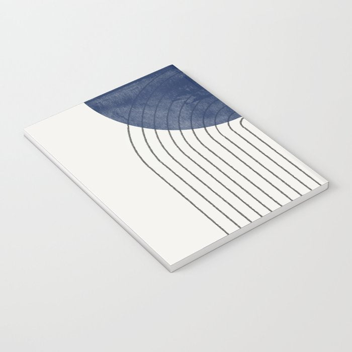 Mid Century Modern Blue Perfect Balance Notebook Gallery Image 3