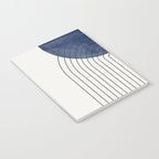 Mid Century Modern Blue Perfect Balance Notebook Gallery Image 3