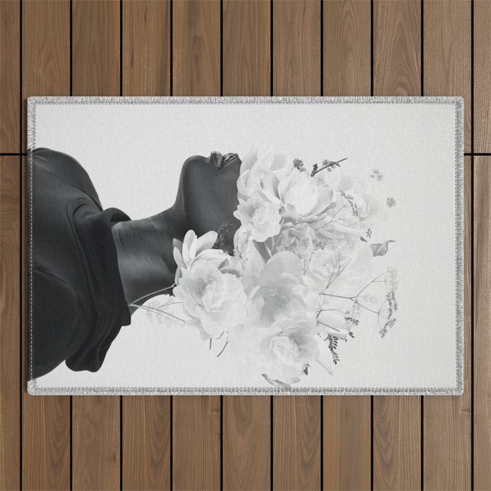 Leaden Blossom Outdoor Rug Gallery Image 1