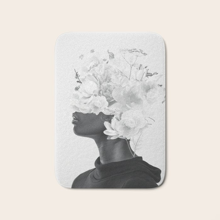 Leaden Blossom Bath Mat Gallery Image 1