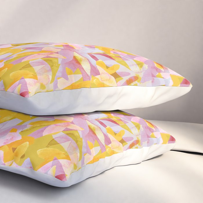 Watercolor Blooms #2 Pillow Sham Gallery Image 3