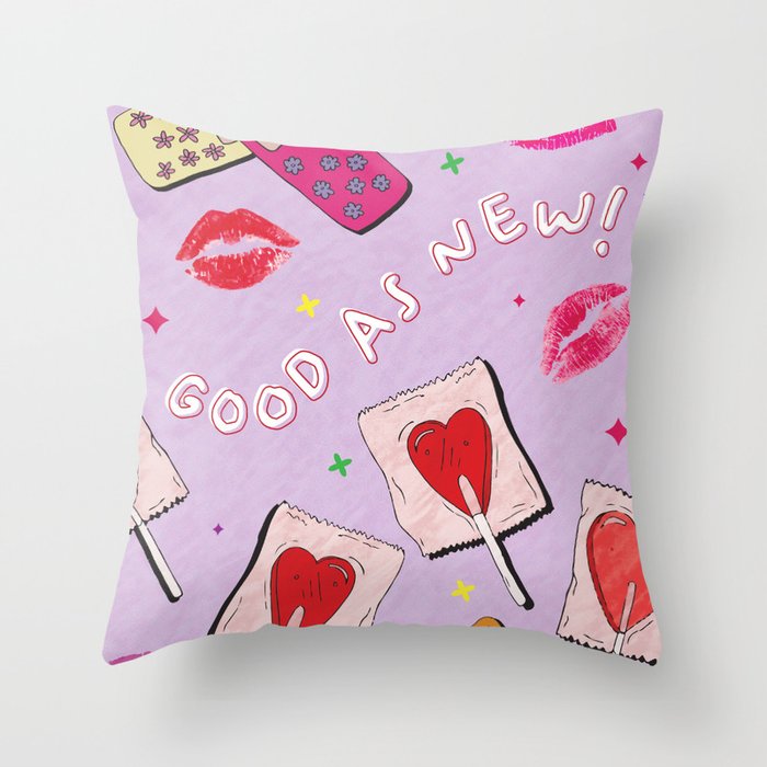 good as new Throw Pillow Gallery Image 6