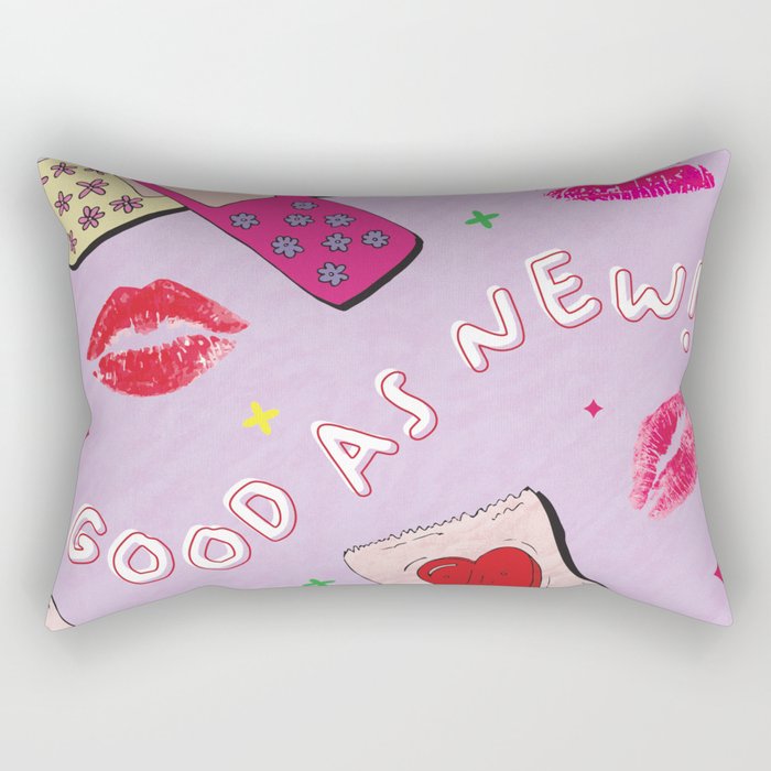 good as new Rectangular Pillow Gallery Image 1