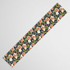 Tropical flowers autumn field D Table Runner Gallery Image 3