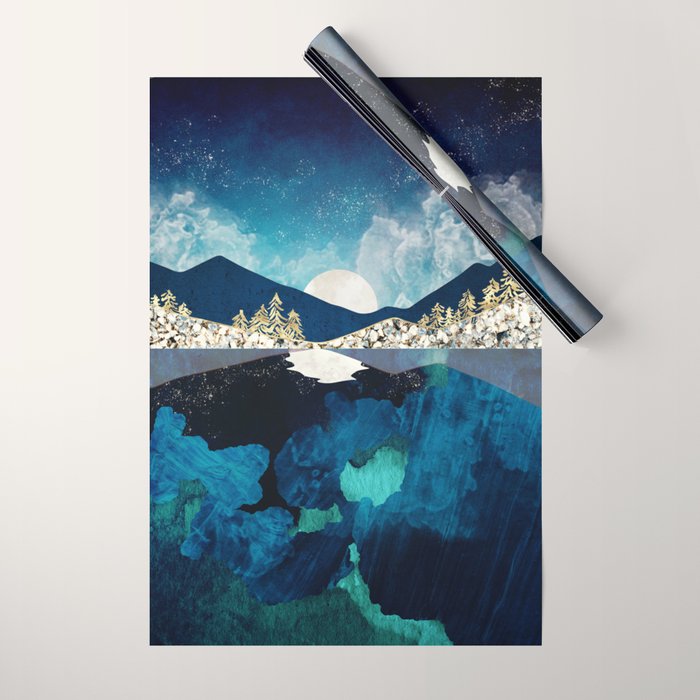 Midnight Water Wrapping Paper Gallery Image 1