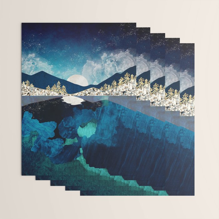 Midnight Water Wrapping Paper Gallery Image 3
