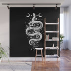 Serpent Spell-White Wall Mural Gallery Image 1