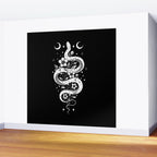 Serpent Spell-White Wall Mural Gallery Image 2
