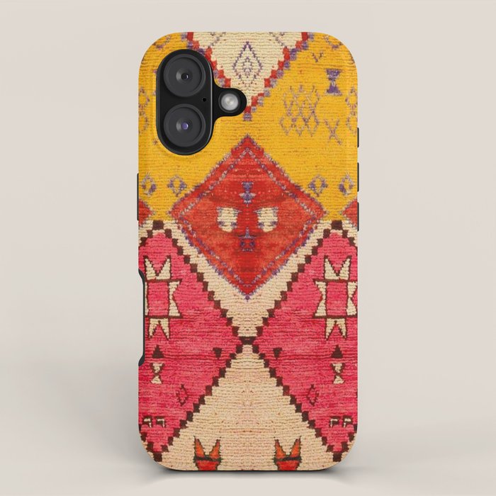Heritage Moroccan Berber Carpet Design iPhone Case