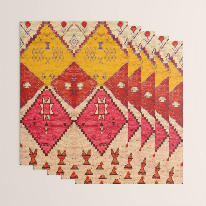Heritage Moroccan Berber Carpet Design Wrapping Paper Gallery Image 3
