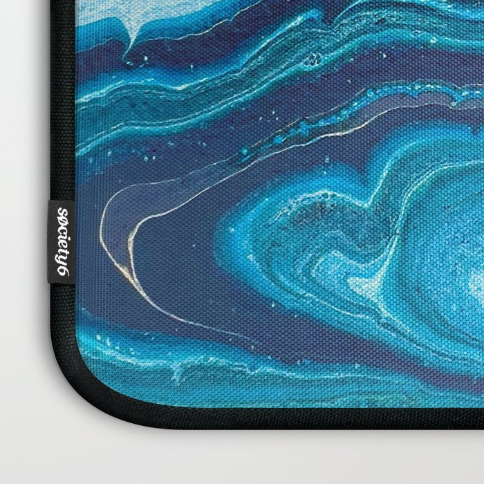 Azure Slices Laptop Sleeve Gallery Image 3
