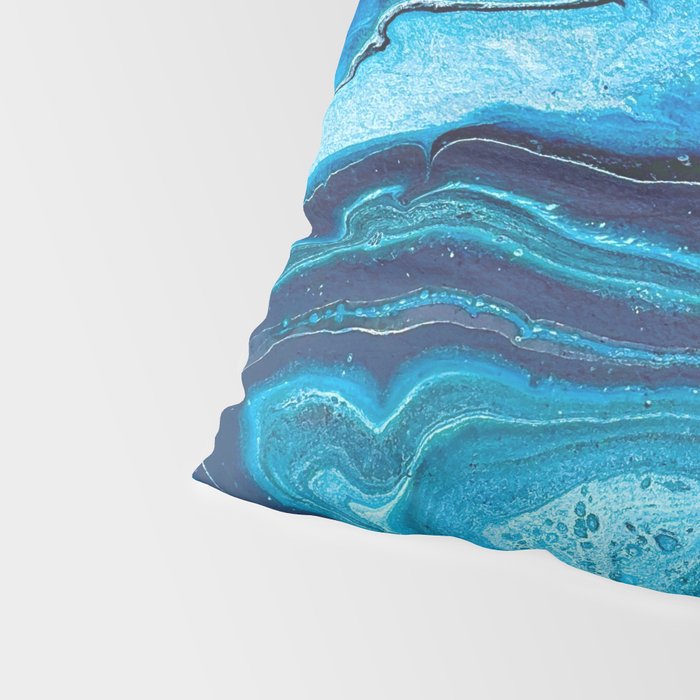 Azure Slices Pillow Sham Gallery Image 4