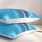 Azure Slices Pillow Sham Gallery Image 3