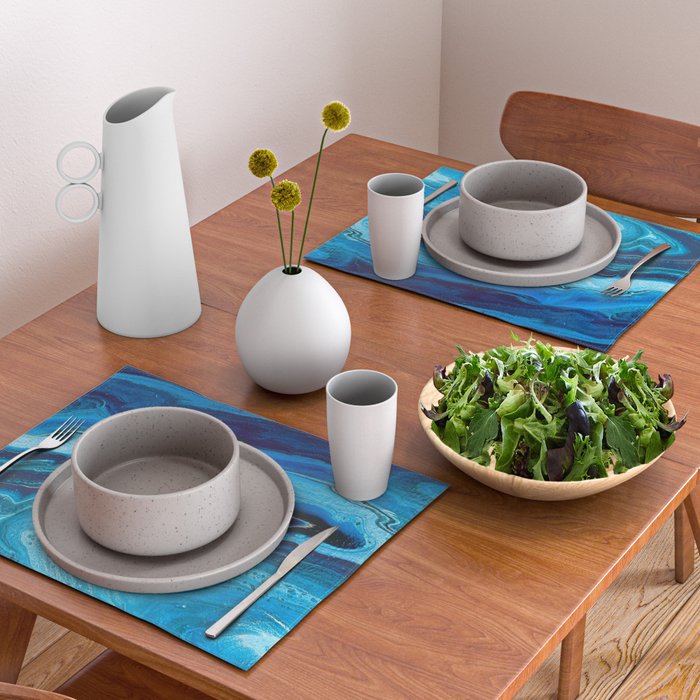 Azure Slices Placemat Gallery Image 2
