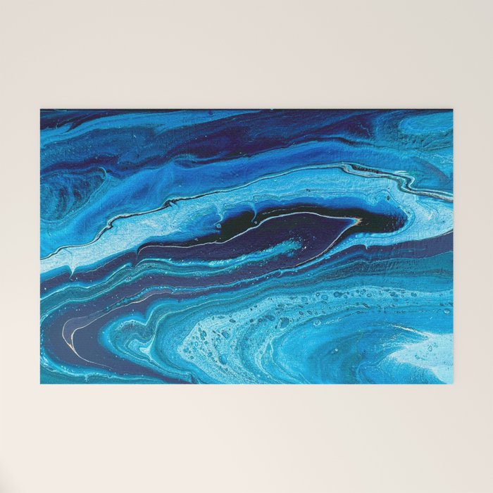 Azure Slices Welcome Mat Gallery Image 1