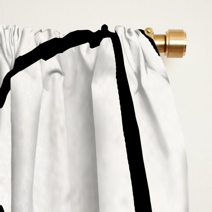 Abstract line art Window Curtain Gallery Image 2