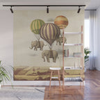 Flight of The Elephants Wall Mural Gallery Image 1