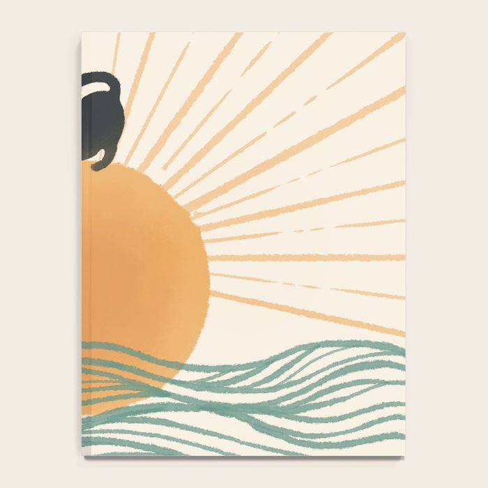 Good Morning Meow 7 Sunny Day Ocean  Notebook Gallery Image 4