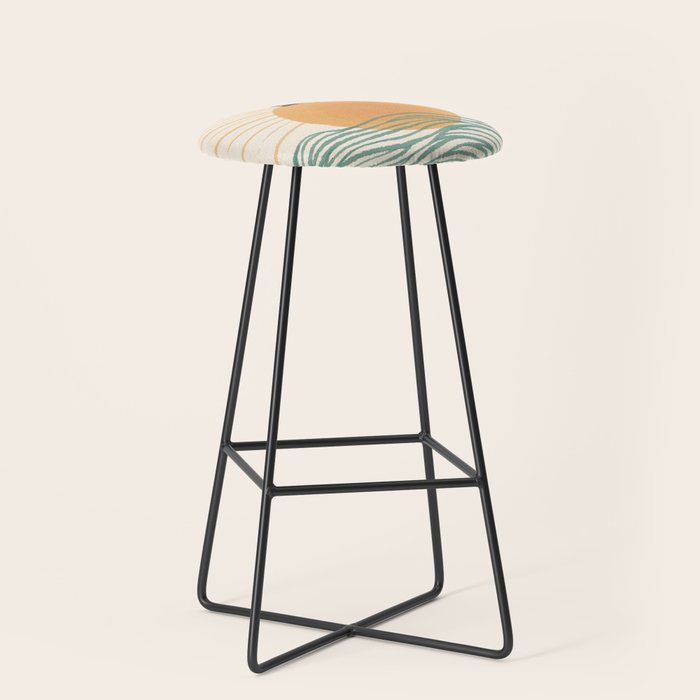 Good Morning Meow 7 Sunny Day Ocean  Stool Gallery Image 1